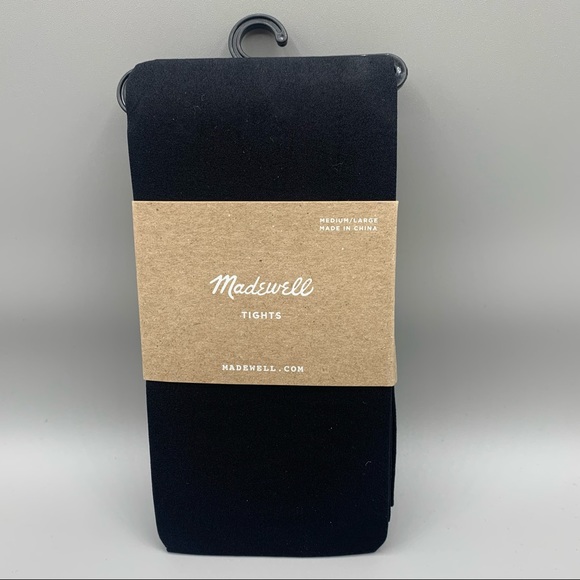Madewell Accessories - Madewell Semi Opaque Black Nylon Tights